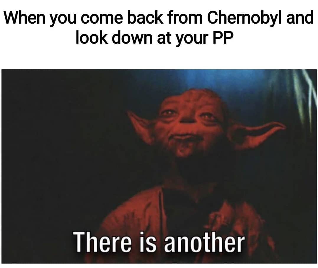 Dank Meme dank-memes cute text: When you come back from Chernobyl and look down at your PP There is another 
