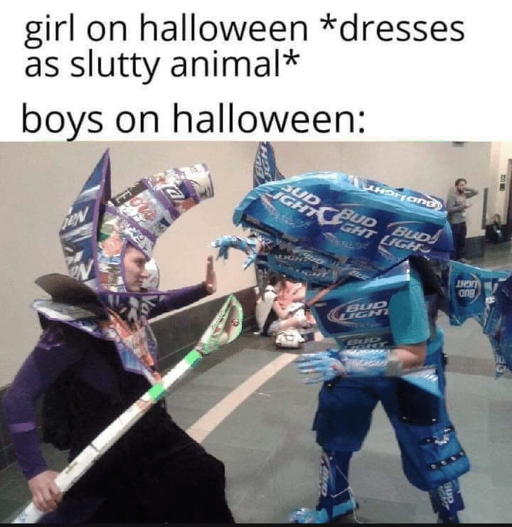 Dank Meme dank-memes cute text: girl on halloween *dresses as slutty animal* boys on halloween: 