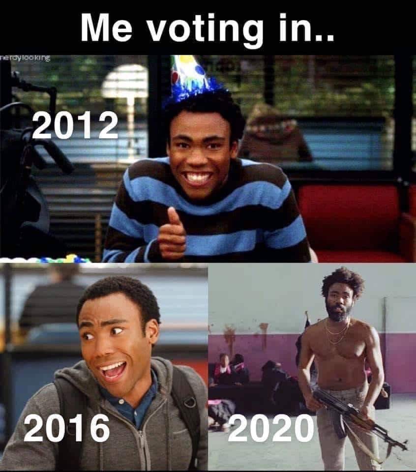 political political-memes political text: Me voting in.. 2012 2016 020 