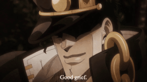 Jotaro Good Grief Disappointed meme template