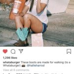 wholesome-memes cute text: T-Mobile Wi-Fi 1,296 likes 2:09 PM Posts 950/01. whataburger These boots are made for walking (to a Whataburger) @hallieharrod View all 6 comments burdknurd666 Add like 751bs to this chick and she will accurately portray Texas women. Unless she is from Chicago. Yall sold out. whataburger @burdknurd666 Texas women, like all women, come in all shapes and sizes and they