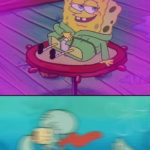 spongebob-memes spongebob text: "No matter what sick fantasies run through my mind, I will not go back to that restaura-"  spongebob