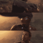Thanos breaking Iron man's helmet  meme template blank Thanos, Breaking, Helmet