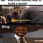 avengers-memes thanos text: Me: *searches easiest way to build a bomb* Gdogle: Bing: 
