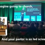 christian-memes christian text: Imagine going to church, Rasta pos r I ast And your pastor is an led screen.  christian