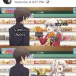 anime-memes anime text: Bratty Kitten Gf Yesterday at 8:07 PM • Vanilla Dudes \flnky Girls EDS" Ropepla•, Choking Æ•  anime