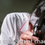 I am an agent of chaos Joker meme template blank  Joker, Chaos