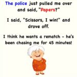 boomer-memes cringe text: The police just pulled me over and said, "Papers?