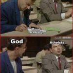 christian-memes christian text: God Moral Standard God Moral Standard Atheists Atheistsz,..c  christian