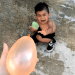 Meme Generator – Kid afraid of water balloon