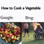offensive-memes nsfw text: How to Cook a Vegetable Google: Bing:  nsfw