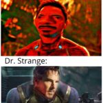 avengers-memes thanos text: When you realized that Dr.Strange saved your life in infinity war ust to sacrifice ou in End ame Dr. Strange: A small price to pay for salvation.  thanos