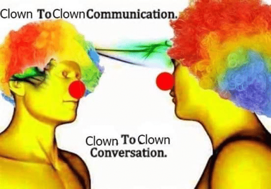 Clown to clown communication  meme template blank clown, honk