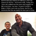 wholesome-memes cute text: When Cristian was 14 months old, he was diagnosed with a brain tumor and his family was told he had zero chance of making it. And if by chance he did live - he