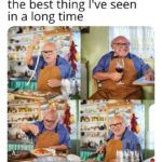 wholesome-memes cute text: Danny DeVito cooking is the best thing I