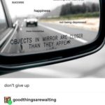 wholesome-memes cute text: positive- success memes becorning who i want to be happiness not being depressed OBJECTS IN MIRROR THAN THEY APPER don