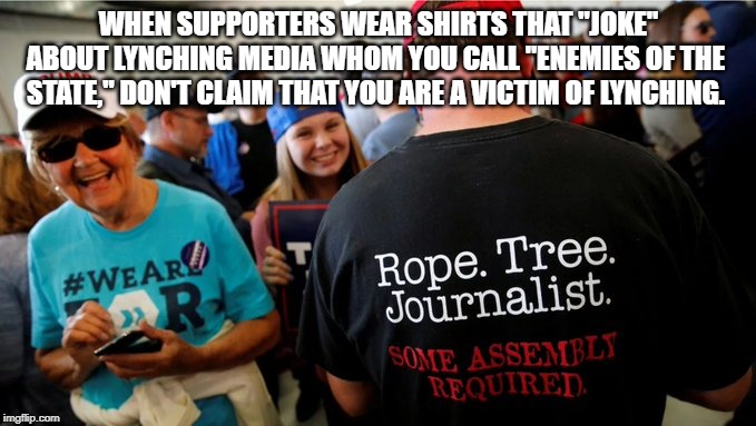 political political-memes political text: WHEN SUP!ORTERSWEAR SHIRTS ABOUJLYNCHING MEDIAWHOM YOU CALL 