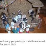 christian-memes christian text: not many people know metallica opened for jesus