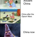 avengers-memes thanos text: Ancient China China after the Opium Wars China now  thanos