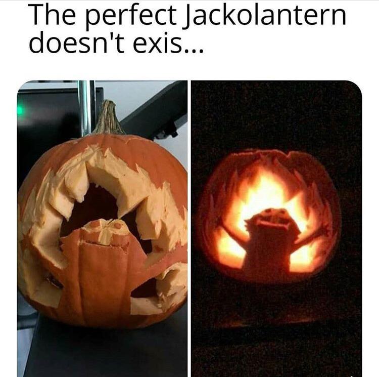 cute other-memes cute text: The perfect Jackolantern doesn't exis... 