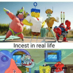 other-memes dank text: Incest in Greek mythology Incest in real life  Dank, Spongebob, Meme, Incest, Mythology, Comparison, Stupid
