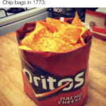 dank-memes cute text: Air was discovered in 1 774 Chip bags in 1773: CALI cHEÉ5É  Dank Meme