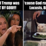 political-memes political text: Donald Trump was SENT BY GOD!!! 