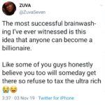 black-twitter-memes tweets text: ZUVA @ZuvaSeven The most successful brainwash- ing I
