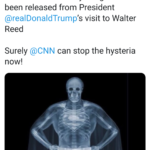 boomer-memes political text: Team Trump @TeamTrump BREAKING: An x-Ray image has been released from President @realDonaIdTrump