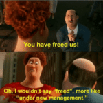 You have freed us (blank) Dreamworks meme template
