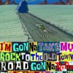 spongebob-memes spongebob text: GON ROCKTO Ro GON Ti căN0  spongebob