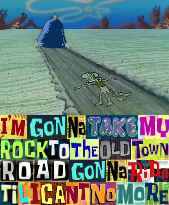 spongebob spongebob-memes spongebob text: GON ROCKTO Ro GON Ti căN0 