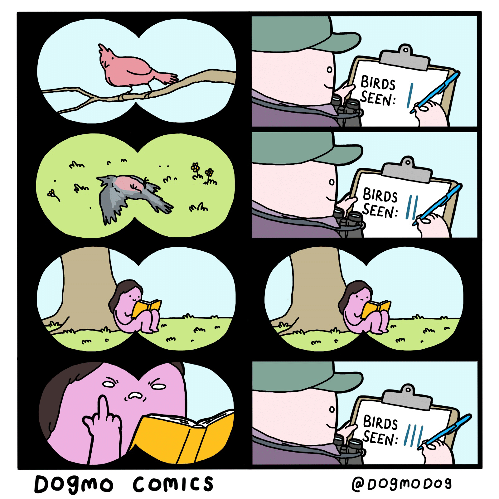 comics comics comics text: Dogmo Comics @D09moDoS 