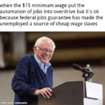yang-memes political text: when the $15 minimum wage put the automation of jobs into overdrive but it