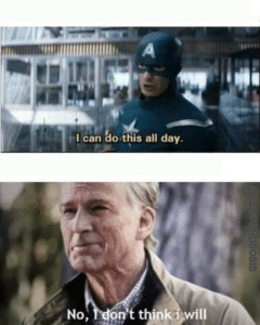 I can do this all day, no I dont think I will Steve Rogers meme template