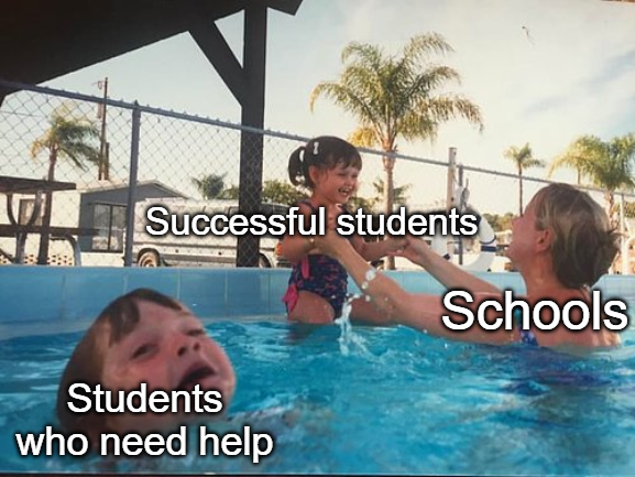 Dank Meme dank-memes cute text: Schools Students who need, help 