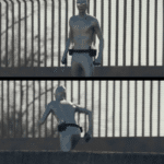 Lube Man running away TV meme template blank  Lube Man, Running, Watchmen