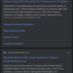 yang-memes political text: Q ALL yang 2020 NEWS IMAGES VIDEOS SHOPPING BOOKS Ad • www.yang2020.com/south-carolina/meet-andrew MAPS O Andrew Yang 2020 | Humanity First I Democrat for President Automation is eliminating jobs at a record pace and only Andrew is presenting a plan. Andrew believes healthcare is a human right. Find out how he can make it happen for you. A New Way Forward. Champion of Change. Problem Solver. Patriot. Fighting for You. Paid for by FRIENDS OF ANDREW YANG Human-Centered Capitalism Read Andrew