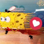 Spongebob Running with Heart Spongebob meme template blank  Spongebob, Running, Heart, Love, Wholesome