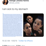 feminine-memes women text: Avenge Latasha Harlins @race_jones I am sick to my stomach o it