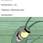 spongebob-memes spongebob text: Stephen Hillenburg: I don