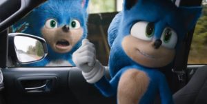 Sonic pointing at bad Sonic Sonic meme template
