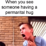 christian-memes christian text: When you see someone having a permarital hug  christian