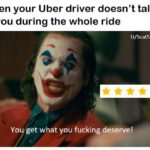 dank-memes cute text: When your Uber driver doesn