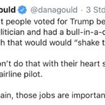 political-memes political text: @danagould 3 Std. Dana Gould I get that people voted for Trump because he was not a politician and had a bull-in-a-china-shop approach that would would "shake things up." They won