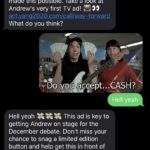 yang-memes political text: Hey Drew! This is with Yang2020. We want to say THANK YOU because your contributions made this possible. Take a look at Andrew