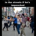 political-memes political text: Trump warns of violence in the streets if he