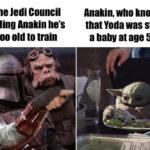 star-wars-memes prequel-memes text: The Jedi Council telling Anakin he