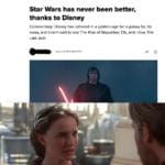 star-wars-memes sith text: clnet BEST PRODUCTS REVIEWS v SMART HOME CARS Star Wars has never been better, thanks to Disney Commentary: Disney has ushered in a golden age for a galaxy far, far away, and I can