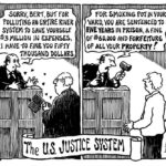 political-memes political text: SORRY, FOR RIVER SYSTEM fo SAVE YOURSELF $3MlLLlON IN EXPENSES, 1 HAVE FINE you FIFTY THOUSAND DOLLARS. The U.s. FOR SMOKING POT IN YARD, YOU ARE SENTENCED TO FIVE YEARS IN PRISON, A 07+60,000 AND FORFEITURE OF ALL YOUR PROPERTY? I I I I I I I Il I I I I Ill I I I I I I  political